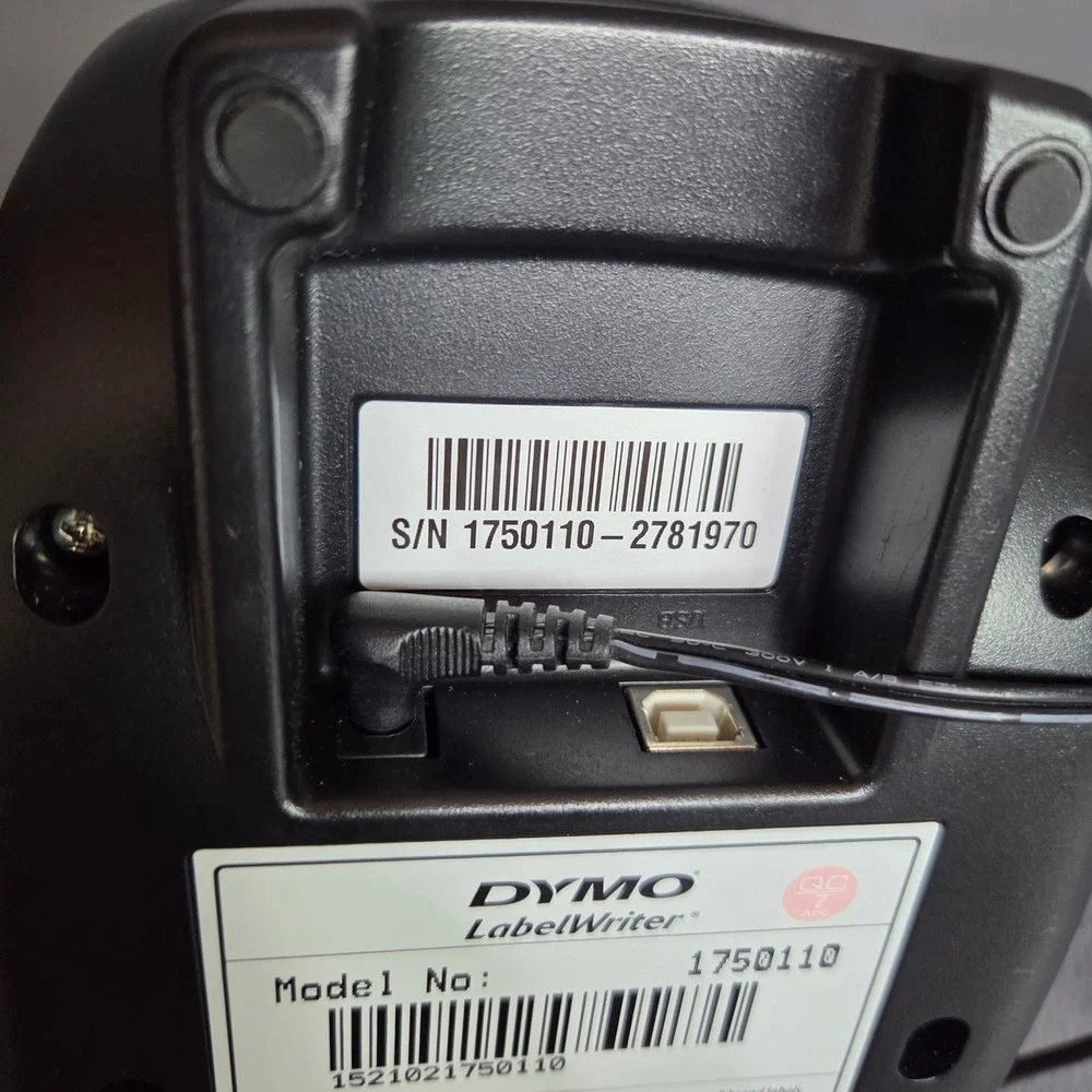 DYMO LabelWriter 450 Thermal Printer Black/Silver Excellent 1750110 USB